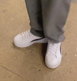 $80 Puma Sneakers - heavily worn